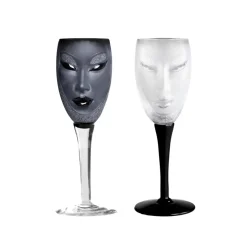 Electra wijnglas, zwart