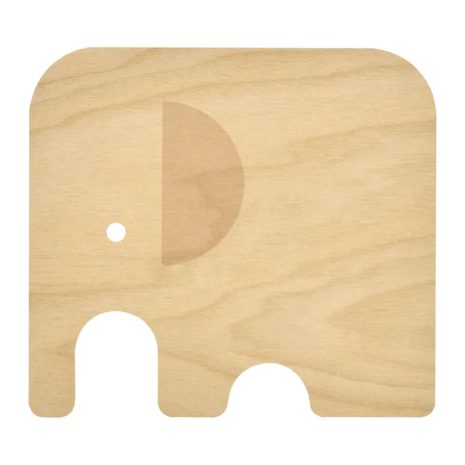 Elephant glasonderzetter 11x10 cm, Blue