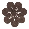 Elin placemat anemone Ø40 cm, Coffee
