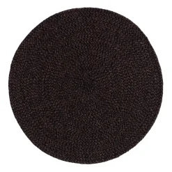Ella placemat Ø38 cm, Bruin-zwart