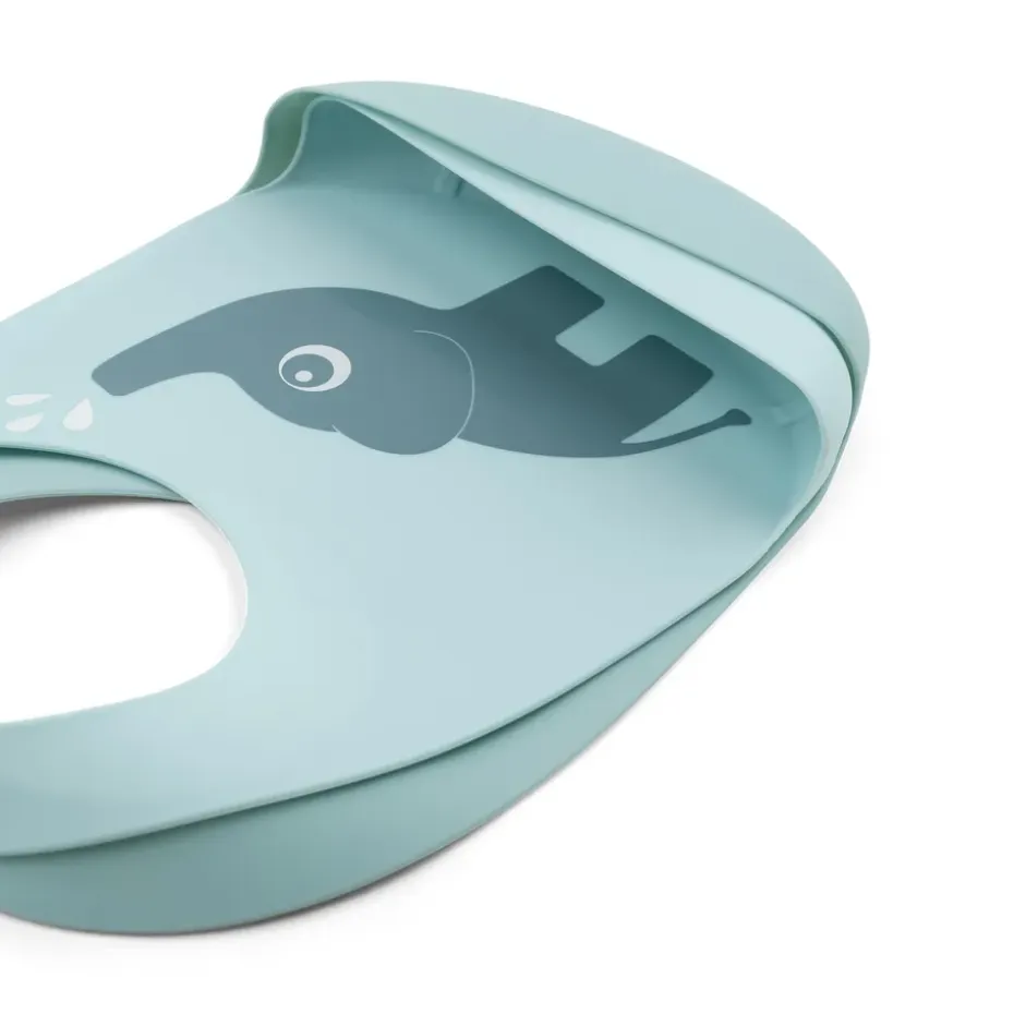 Elphee slabbetje 2-pack, Blauw