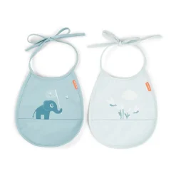 Elphee Tiny slabbetje 2-pack, Blue