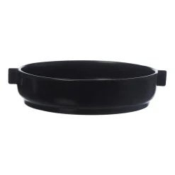 Ernst schotel met oren Ø25 cm, Zwart