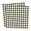 Ernst servet geruit 33x33 cm 20-pack, Greige-lichtgrijs