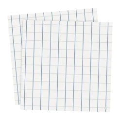 Ernst servet geruit 33x33 cm 20-pack, Lichtblauw-lichtblauw