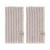 Ernst servetten 2-pack gestreept 40x40 cm, Blauw-beige