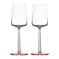 Essence wittewijnglas 2-pack, Roze, 33 cl