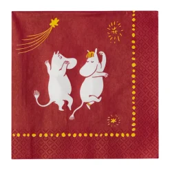 Feestelijke momenten mumin papieren servet 33x33 cm, 20-pack