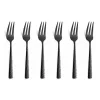 Felicity taartvorkjes 15,6 cm 6-pack, Zwart