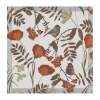 Fåglabäck servet 35x35 cm, Bruin-oranje