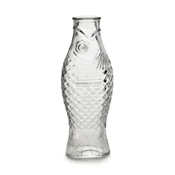 Fish & Fish glazen fles 85 cl, Transparent