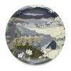 Fjällvandring dienblad Ø31 cm, Blauw