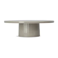 Flora taartschaal Ø25,5 cm, Beige