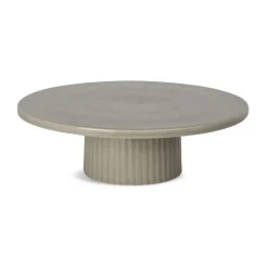 Flora taartschaal Ø25,5 cm, Beige