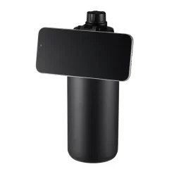 Flory waterfles dubbelwandig mobielmagnet 0,9 L, Zwart-paars