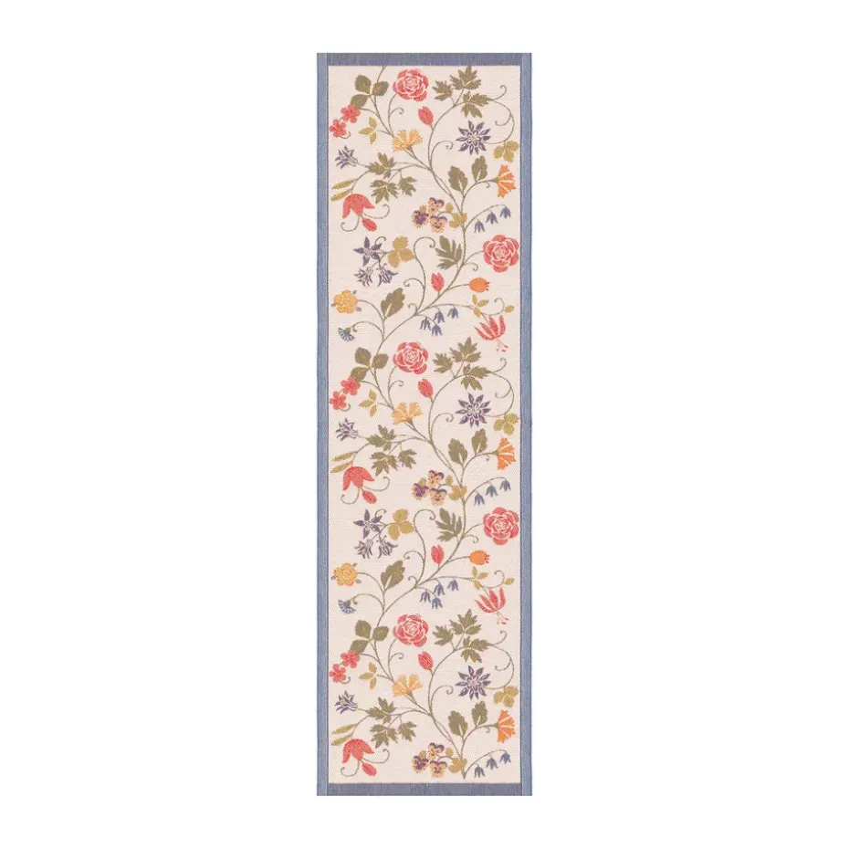 Flower tafelloper 35x120 cm, Multi