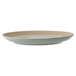 Fossil bordje Ø21 cm, Groen