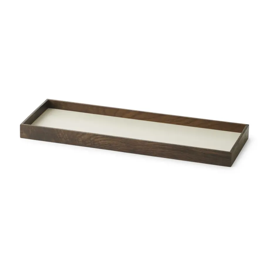 Frame dienblad small 11x32,4 cm, Gerookt eikenhout-beige