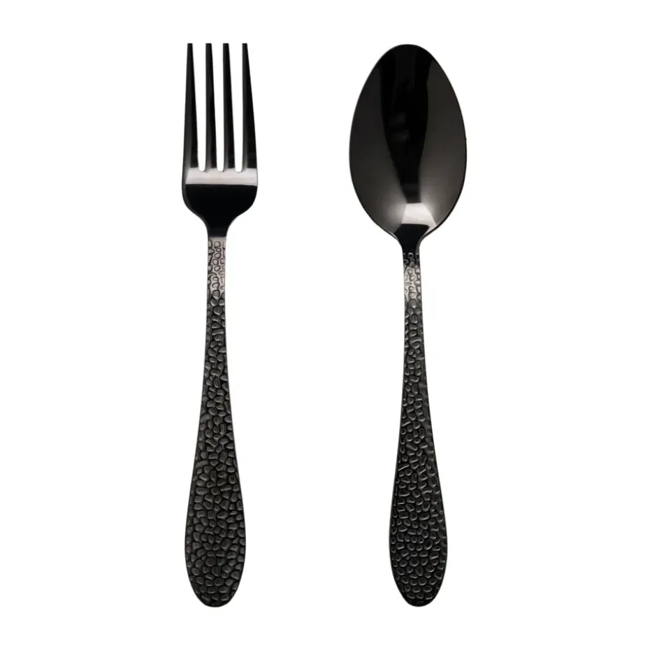 Frost dessert/voorgerechtbestek 8-delig, Onyx