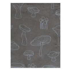 Fungi servet 33x33 cm 20-pack, Hazelnut-white