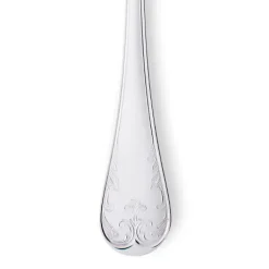 Gammal Fransk dinervork verzilverd, 20 cm