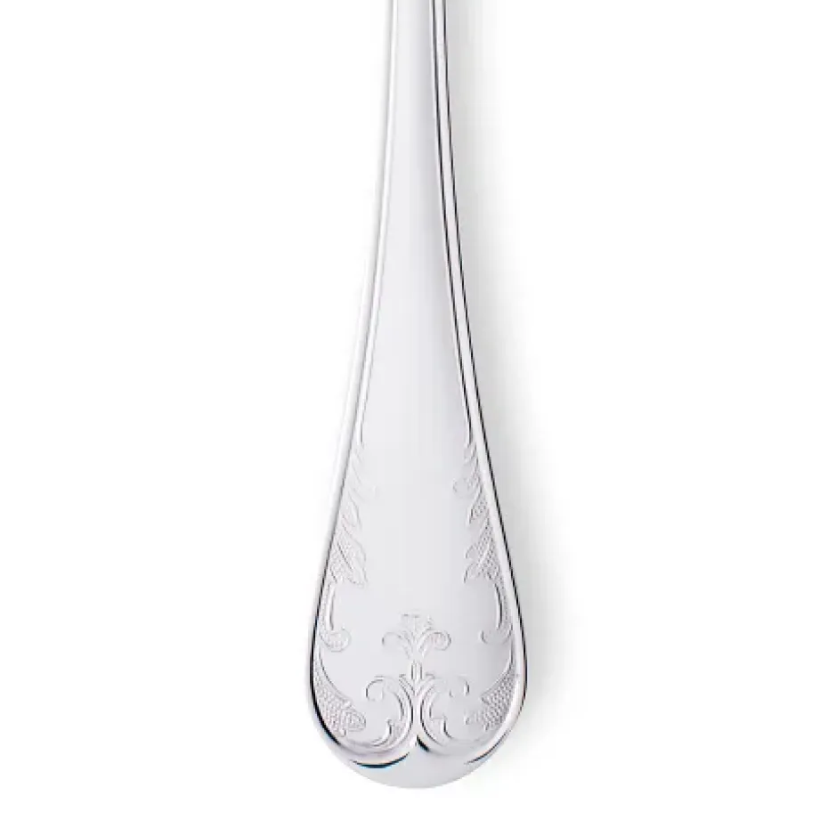 Gammal Fransk koffielepel verzilverd, 12,4 cm
