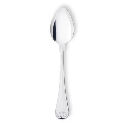 Gammal Fransk koffielepel zilver, 12,4 cm