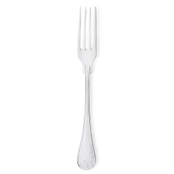 Gammal Fransk tafelvork zilver, 18,6 cm