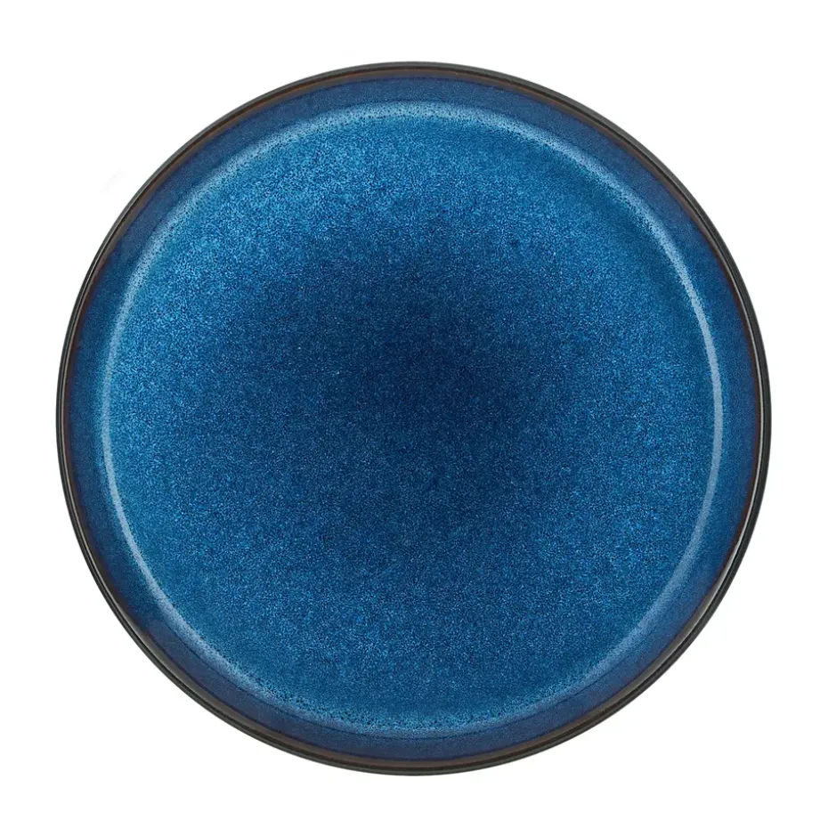 Gastro bord Ø17 cm, Zwart-donkerblauw