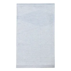 Geometric tafelkleed 147x250 cm, Blauw-wit