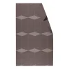 Geometric tafelkleed 147x250 cm, Bruin-wit