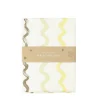 Gestreept tafelkleed 149x250 cm, White-yellow