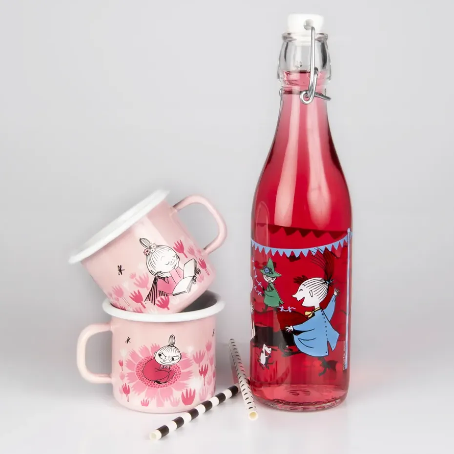 Girls emaillen mok 25 cl, Roze