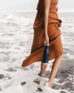 Glacial waterfles 400 ml, Matte navy