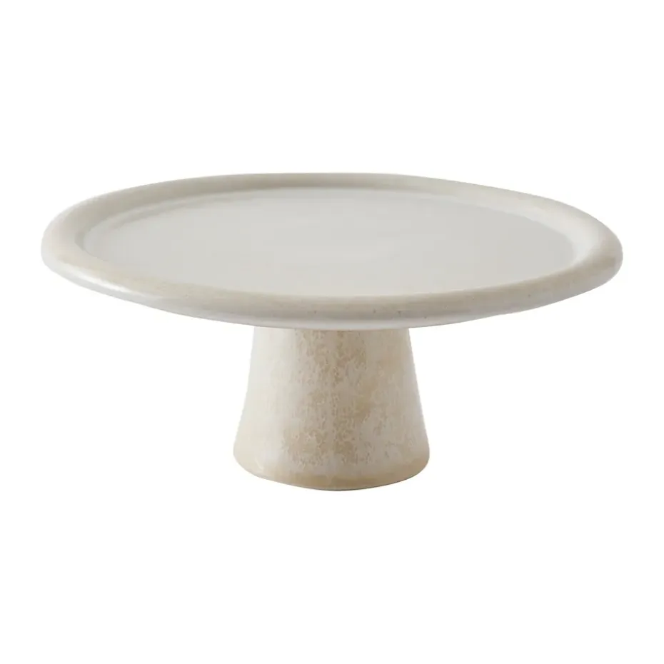 Granada taartplateau, Cream, Ø26x11 cm