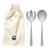 Grand Prix saladebestek 18,5 cm 2-delig, Matte steel