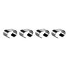 Groovy servetring 4-pack, Roestvrij staal