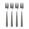 Groovy taartvork 4-pack, Roestvrij staal
