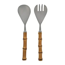 Grove saladebestek, 2-delig
