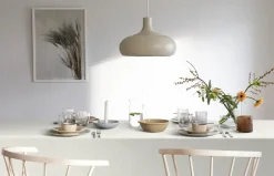 Gåsöga tafelkleed ongebleekt, 150x350 cm