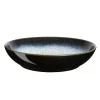 Halo pastabord 22 cm, Blauw-grijs-zwart