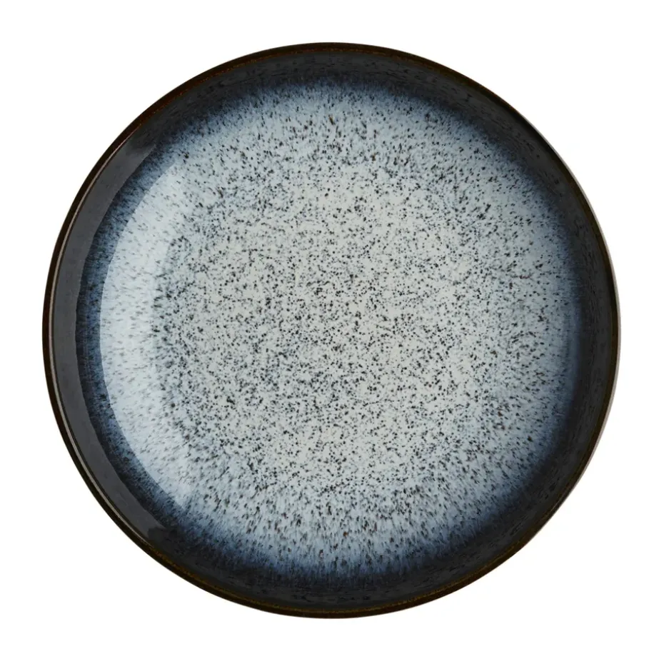 Halo pastabord 22 cm, Blauw-grijs-zwart