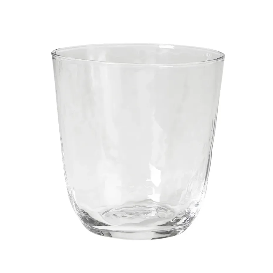 Hammered drinkglas 33,5 cl, Helder