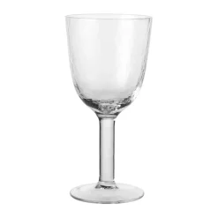 Hammered witte wijn glas 30 cl, Helder