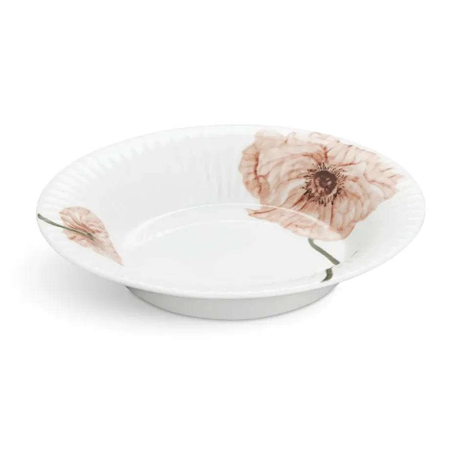 Hammershøi Poppy diep bord 21 cm, Wit