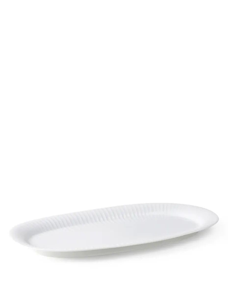 Hammershøi serveerschaal ovaal 40x22,5 cm, Wit