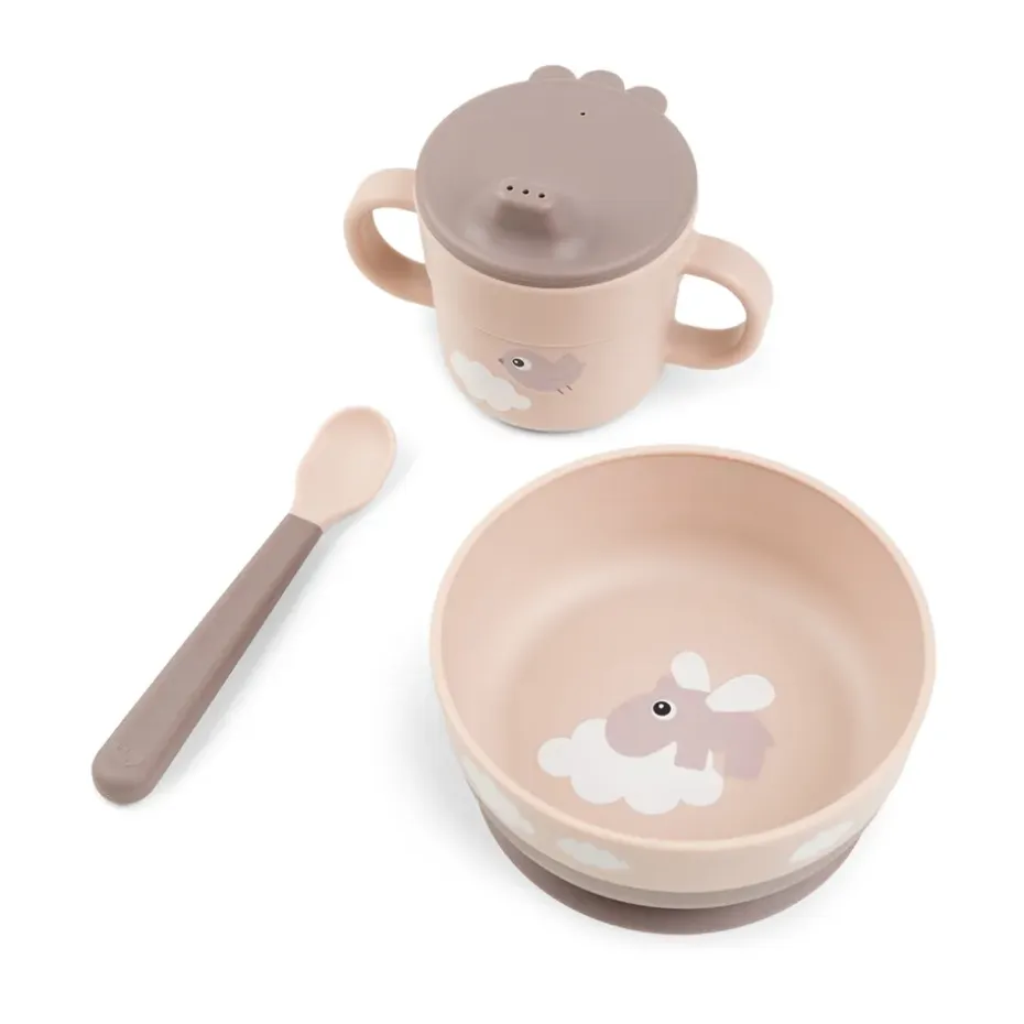 Happy Clouds foodie first meal serviesset 3-delig, Powder