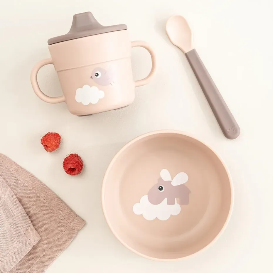 Happy Clouds foodie first meal serviesset 3-delig, Powder