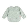 Happy Dots slabbetje met mouw, Groen