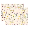 Herbarium placemat 30x40 cm 2-pack, Off-white